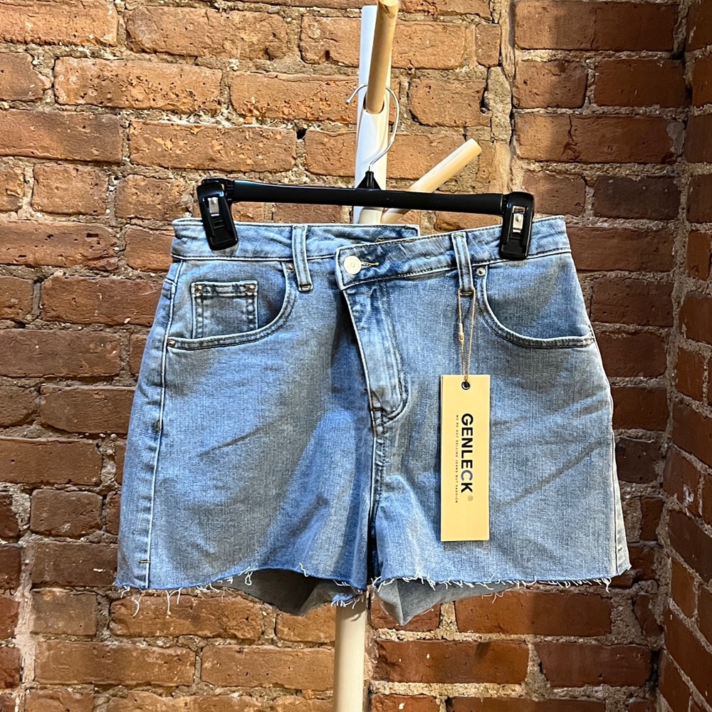 Women's Blue Denim Shorts